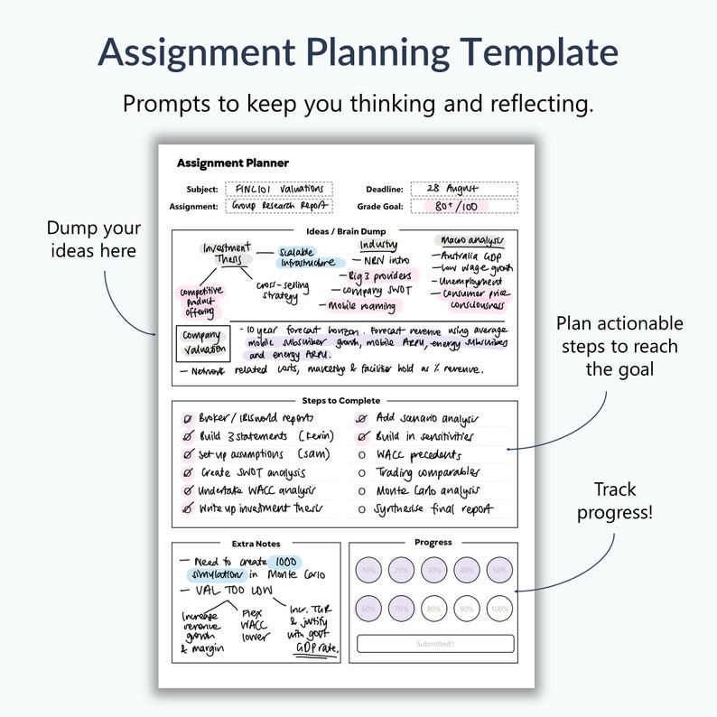 Student Assignment Planner