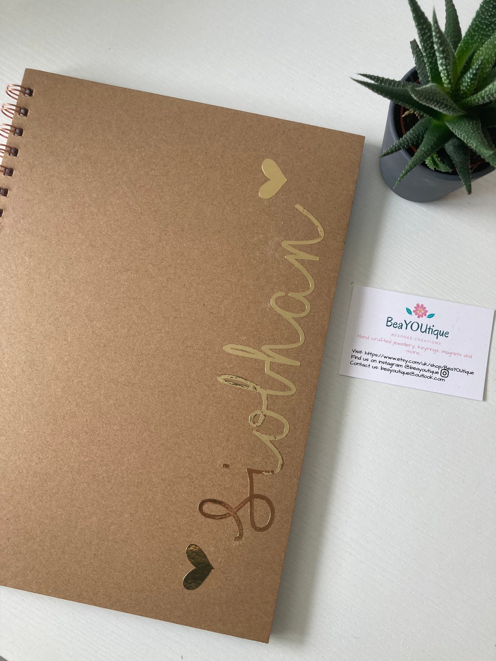 Personalised A4 Notebook/ Personalised Notebook / A4 Notebook Etsy