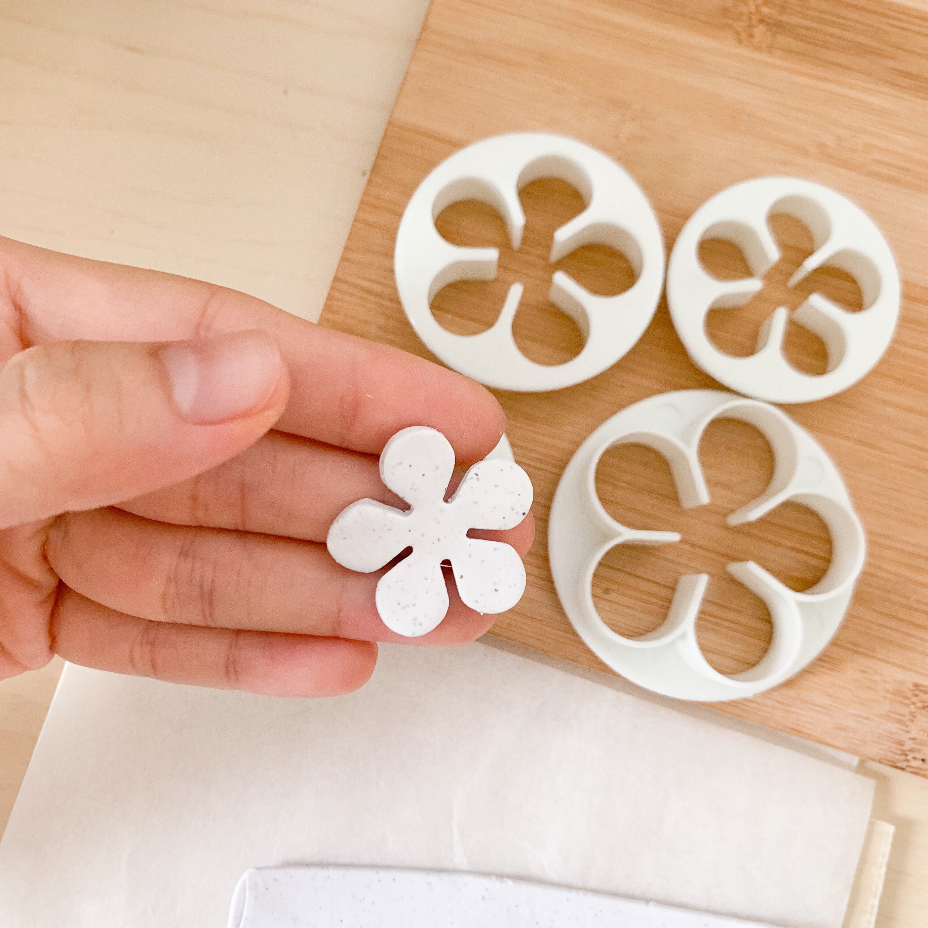 4PCS 5 Petals Flowers Moulds Polymer Clay Moulds Cookie Etsy Sweden