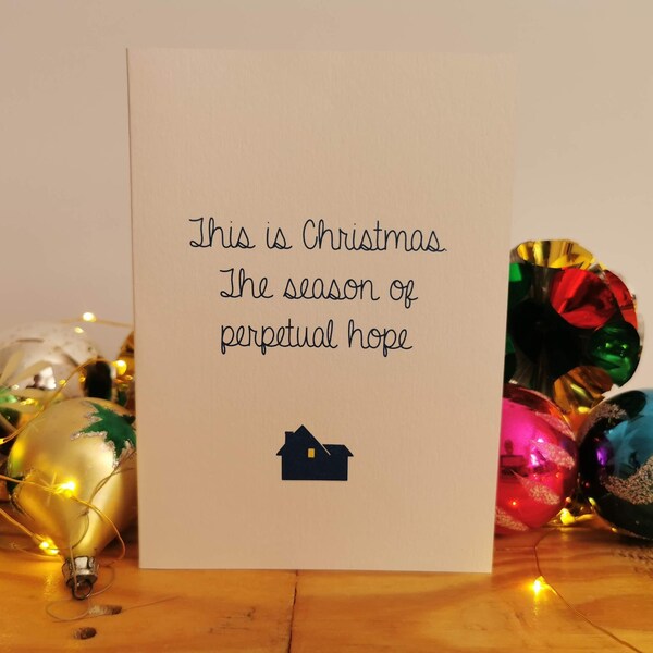 The Season of Perpetual Hope Home Alone Christmas Card