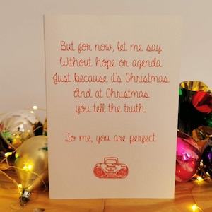 Love Actually Boombox biglietto di Natale