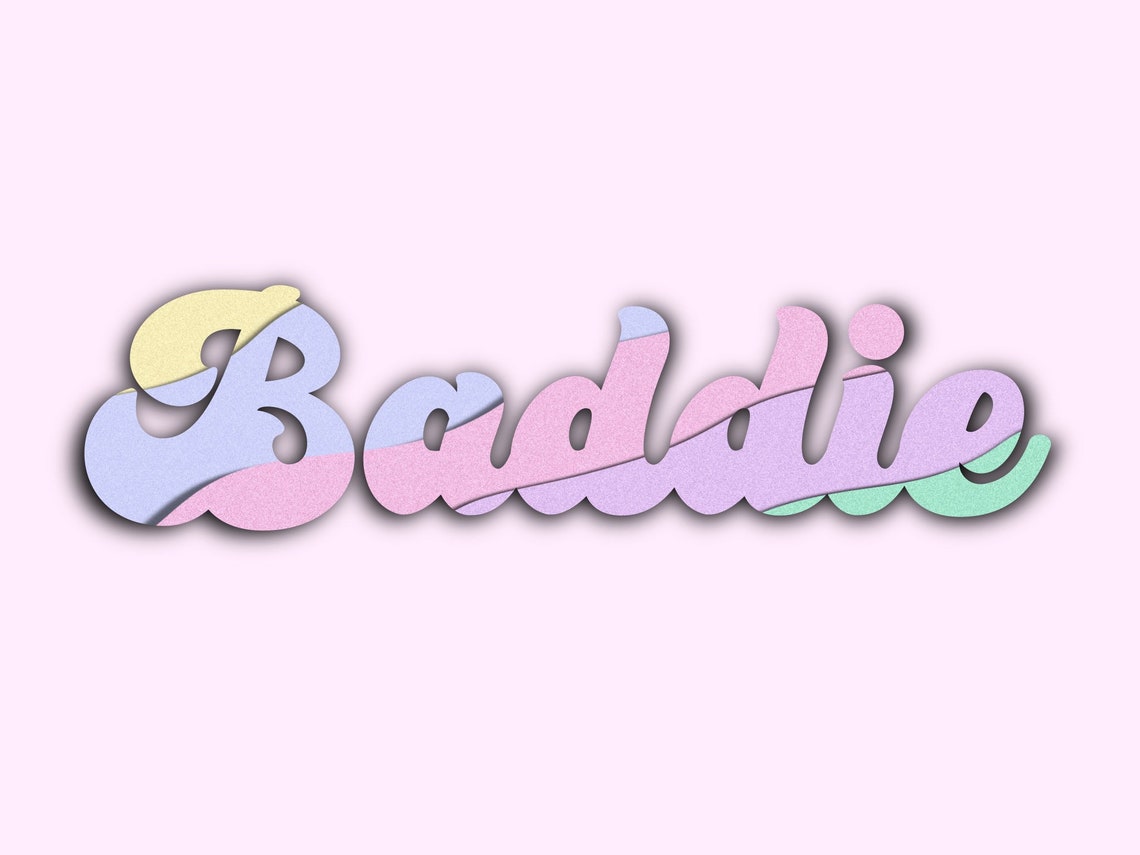 Baddie digital art print 5x7 Etsy