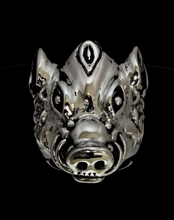 イノシシ彫刻 シルバー 【公式通販】