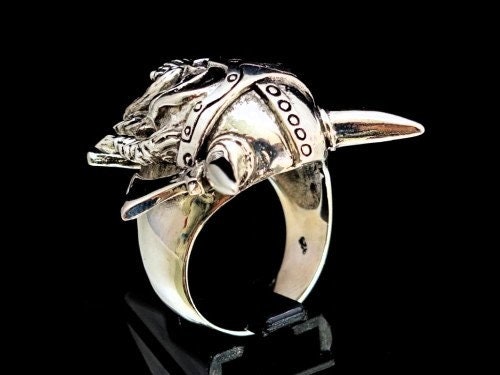 Bunny Skull Ring | 925 Silver – Vector Gems | Jewelry for Gamers