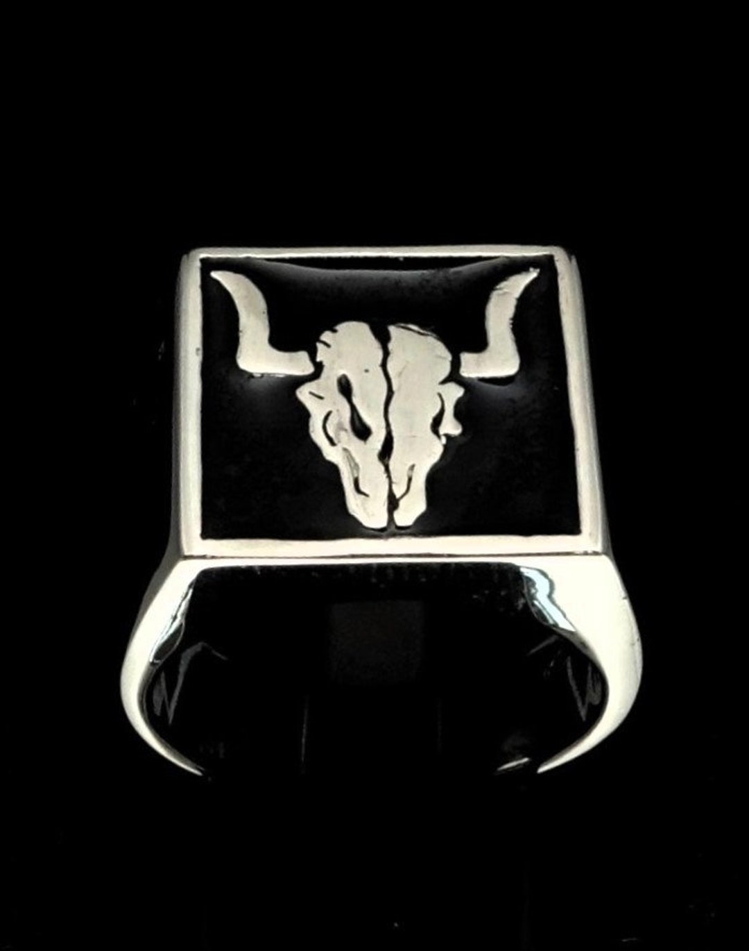 Bison/buffalo Ring .925 Sterling Silver Ring. Incredibly