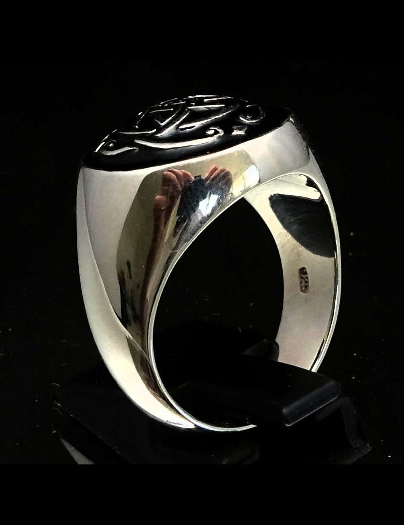 Anello Uomo Acciaio Inox Autiga – Nodo Celtico Triquetra – Design Gotico – 1721