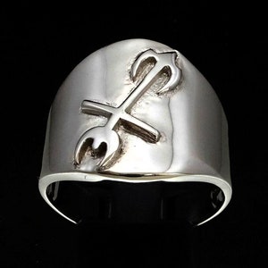 Sterling silver ring Sagittarius Zodiac symbol Horoscope astrology high polished 925 silver unisex ring
