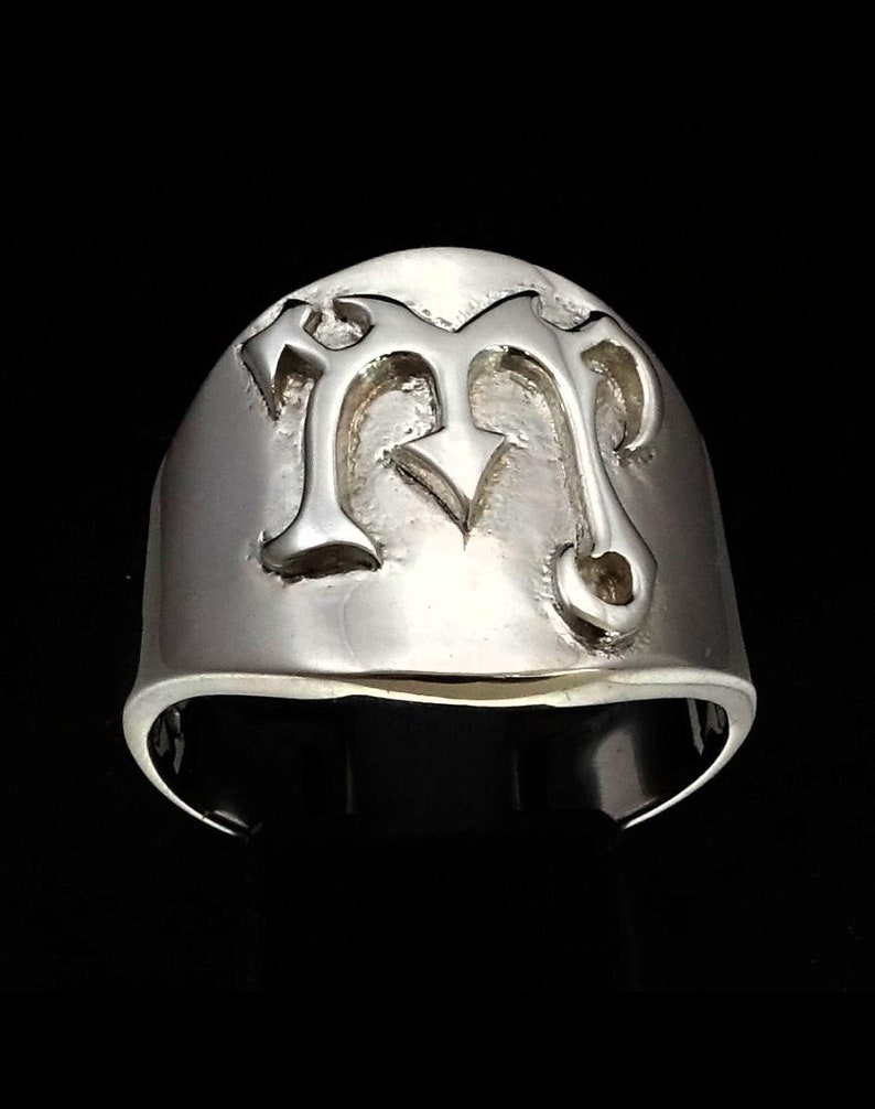 Sterling Silver Ring Virgo Zodiac Symbol Horoscope Astrology Etsy