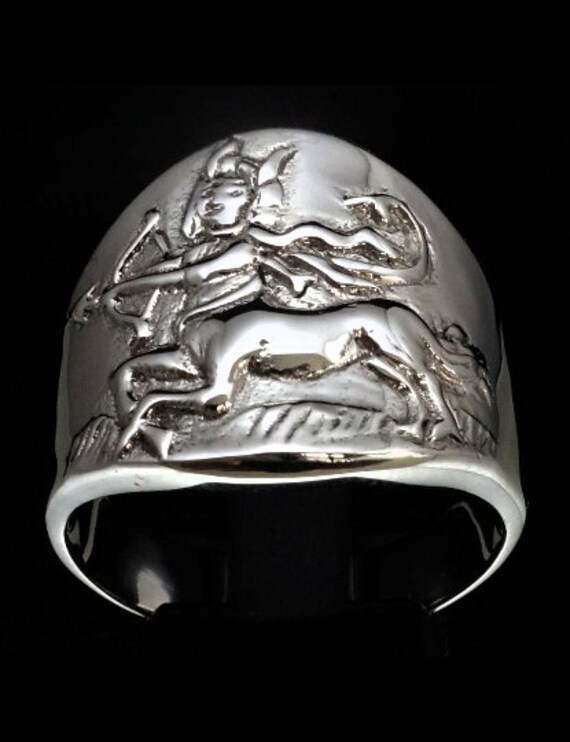 Sterling silver deals zodiac rings