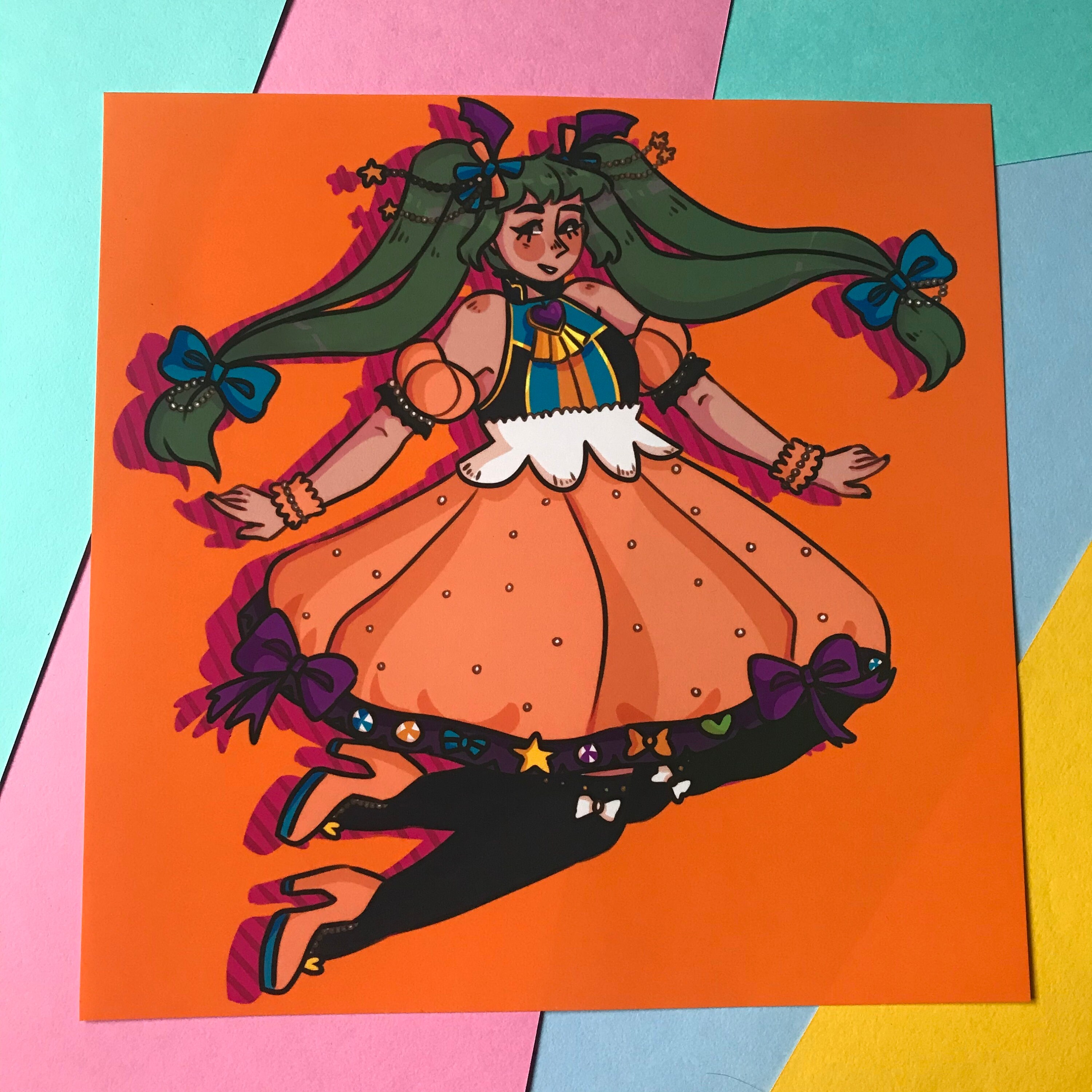 Impresión miku de calabaza dulce | Etsy