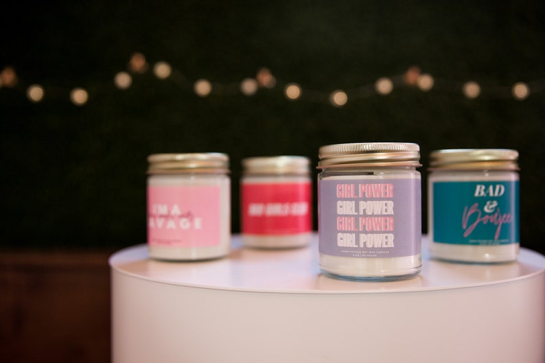 You Go Girl Boss Bitch Candles Encouragement Candles Handmade Candle Girl Power Candles Boss Bitch Girl Boss Feminist Candles