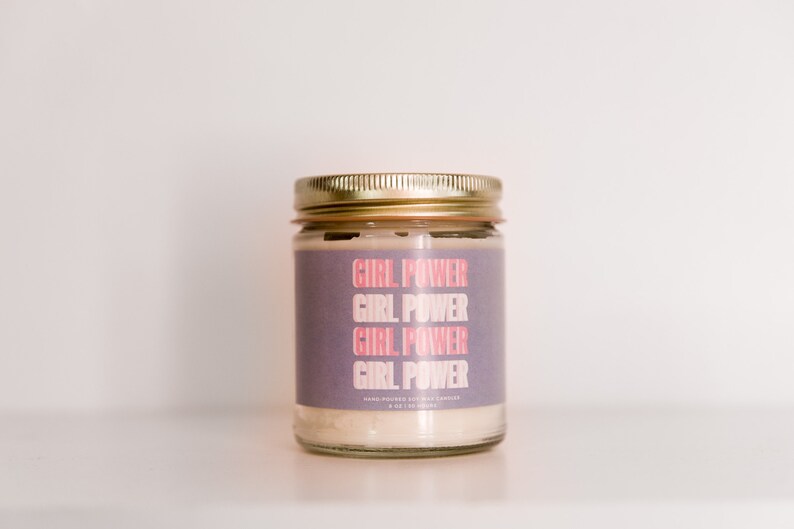 You Go Girl Boss Bitch Candles Encouragement Candles Handmade Candle Girl Power Candles Boss Bitch Girl Boss Feminist Candles