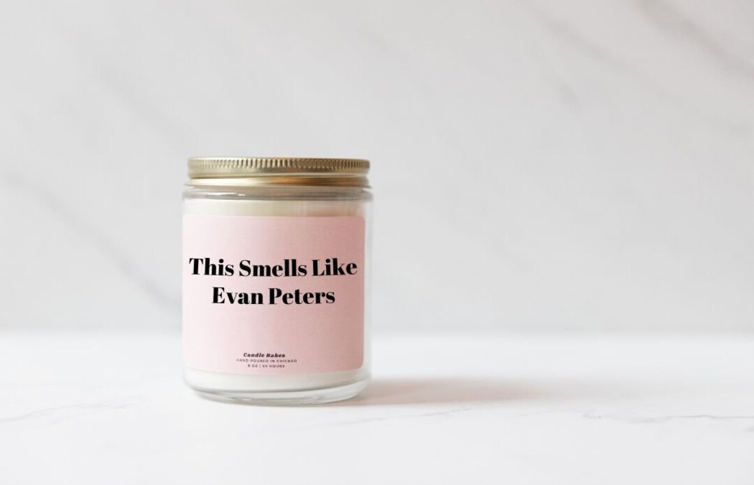 Smells Like Evan Peters Candle Pop Culture Gifts Gifts for Etsy Australia