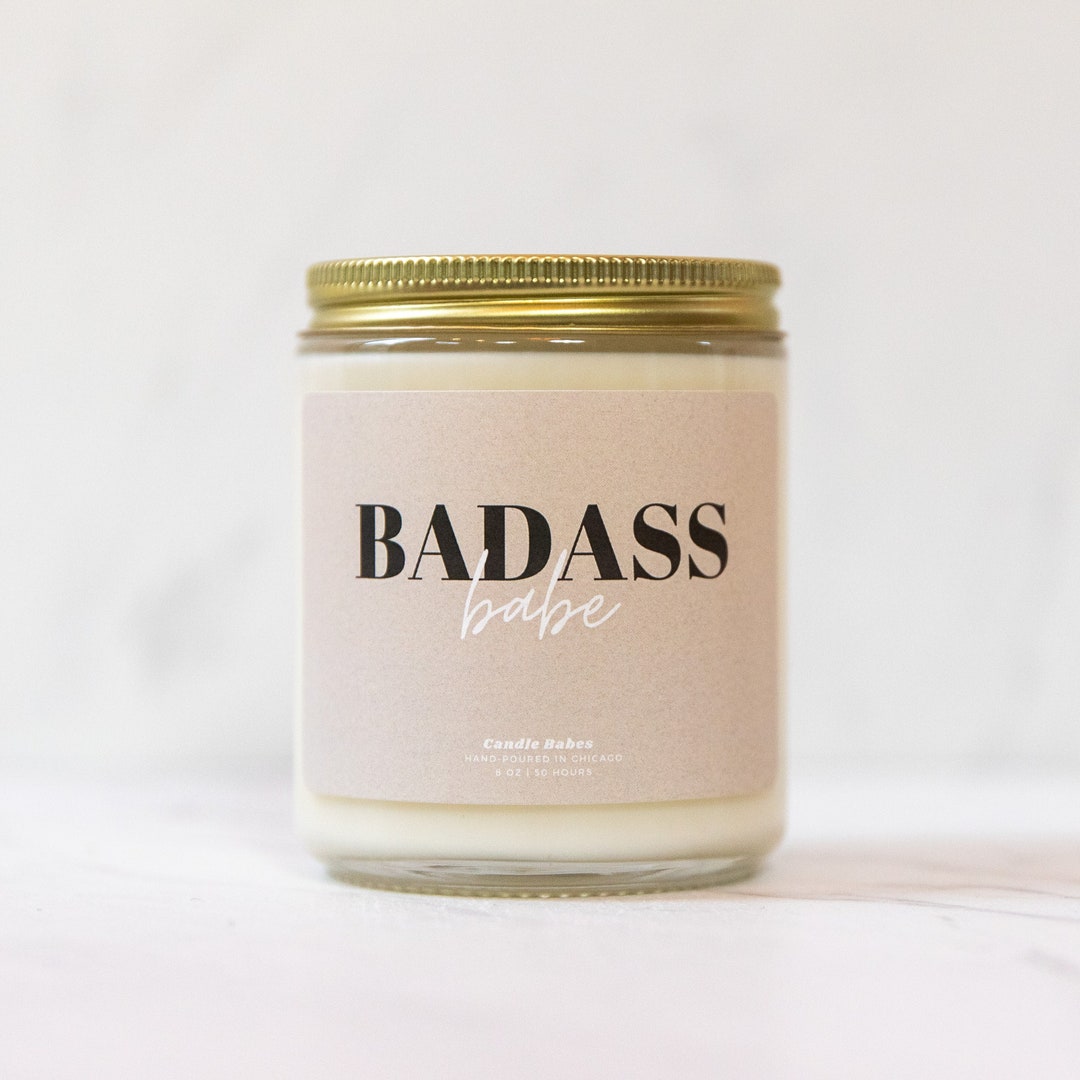 Badass Babe Candles Badass Babe Feminist Candle Badass Etsy