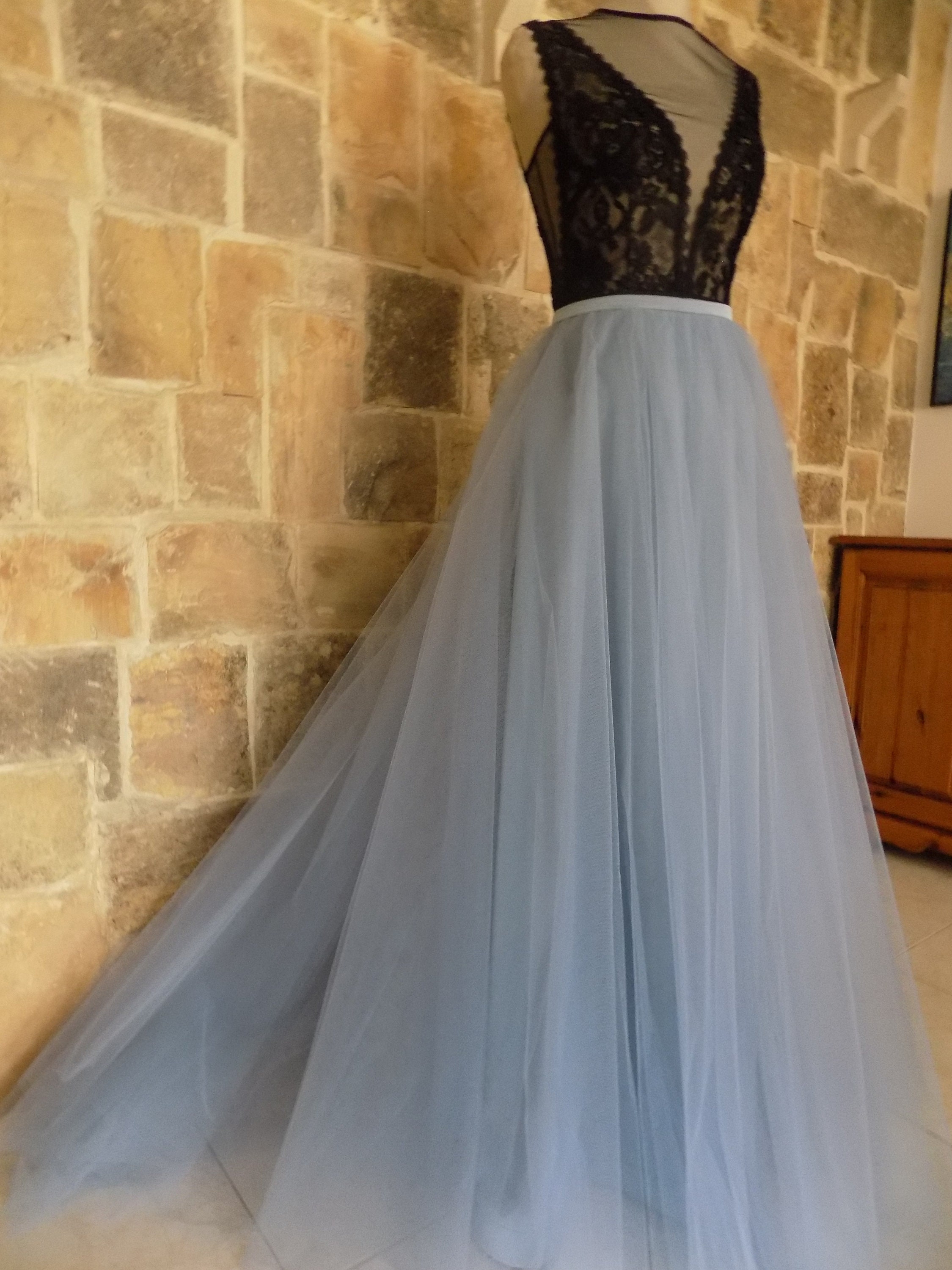 Alternative Bridal Tulle Skirt/maxi Tulle Skirt/3 Layers Tulle Etsy