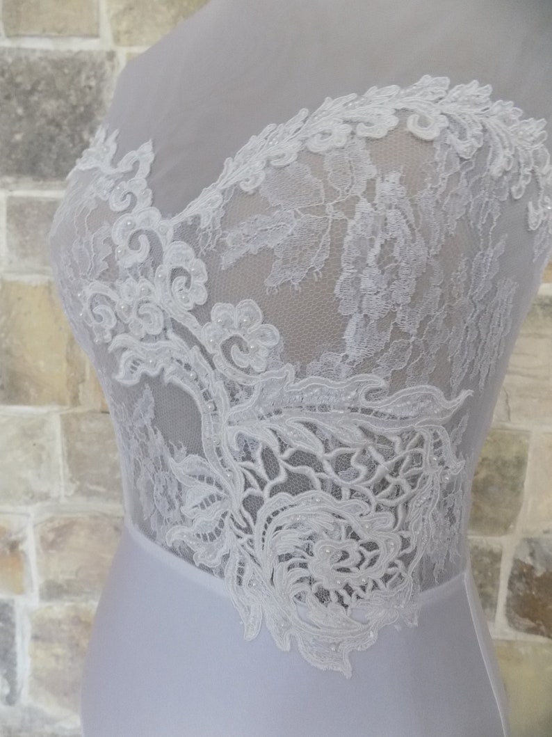 Lace Sweetheart Bodysuit