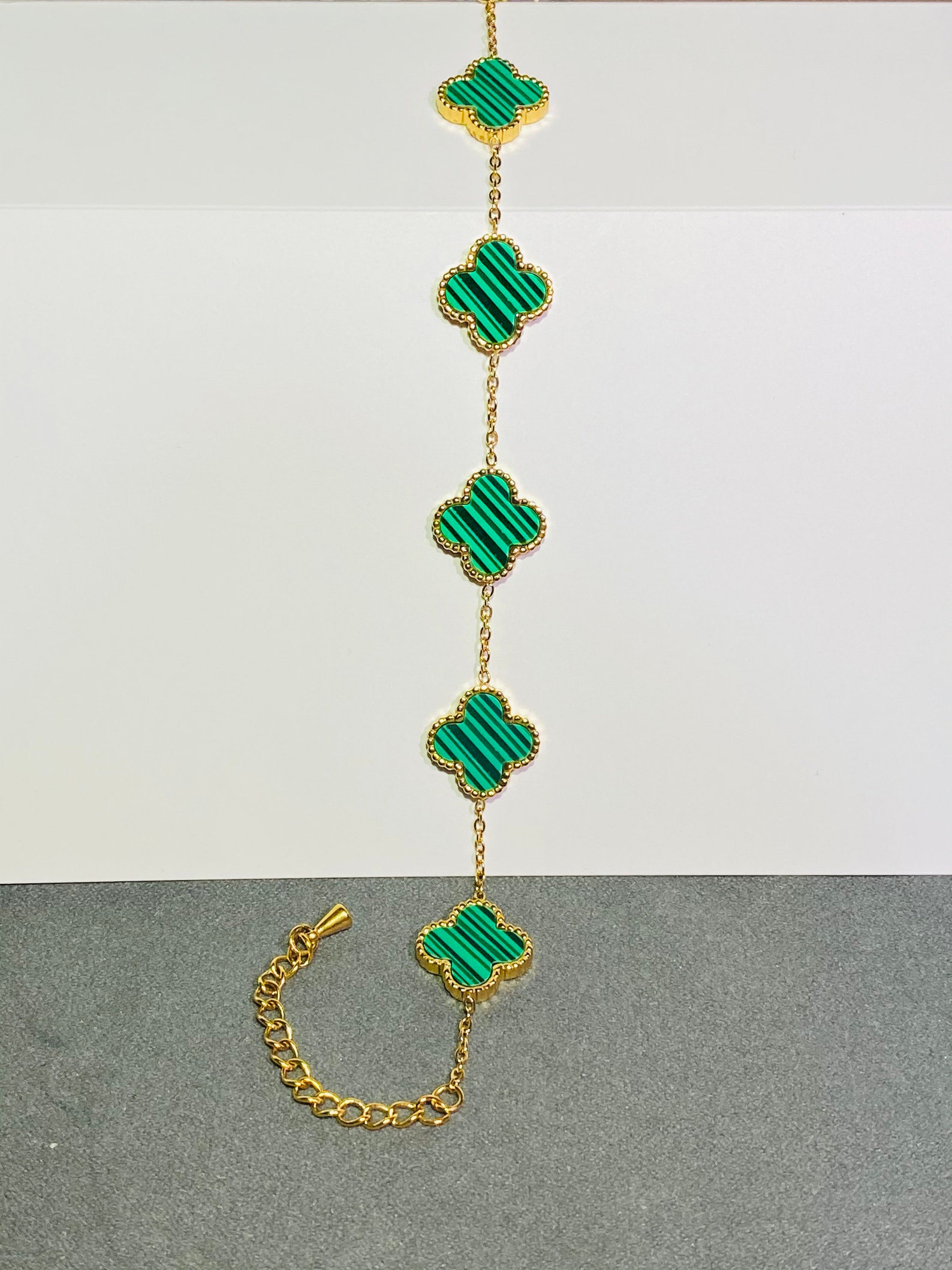 Van Cleef Bracelet Clover Bracelet Gold Plated Trending Etsy