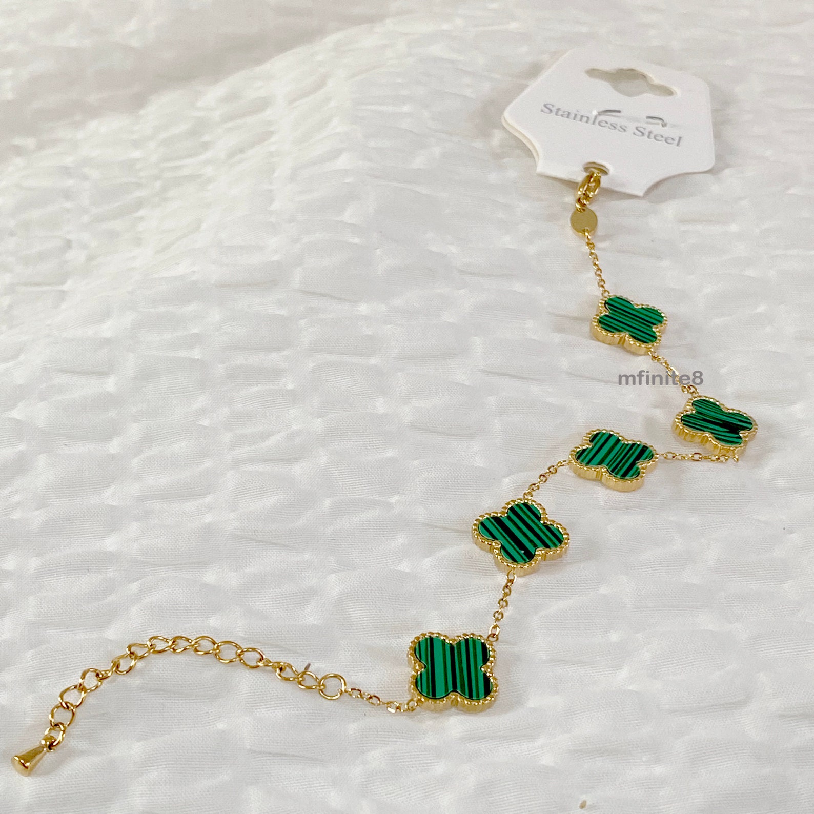 Van Cleef Bracelet Clover Bracelet Gold Plated Trending Etsy