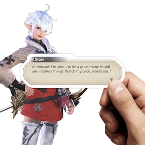 Final Fantasy XIV - Quote Stickers - Alisaie Leveilleur