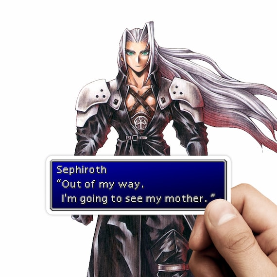 10pc Final Fantasy VII Sephiroth Quote Sticker Sheet - Etsy