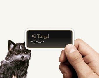 Adesivo con citazione di Final Fantasy XVI Torgal