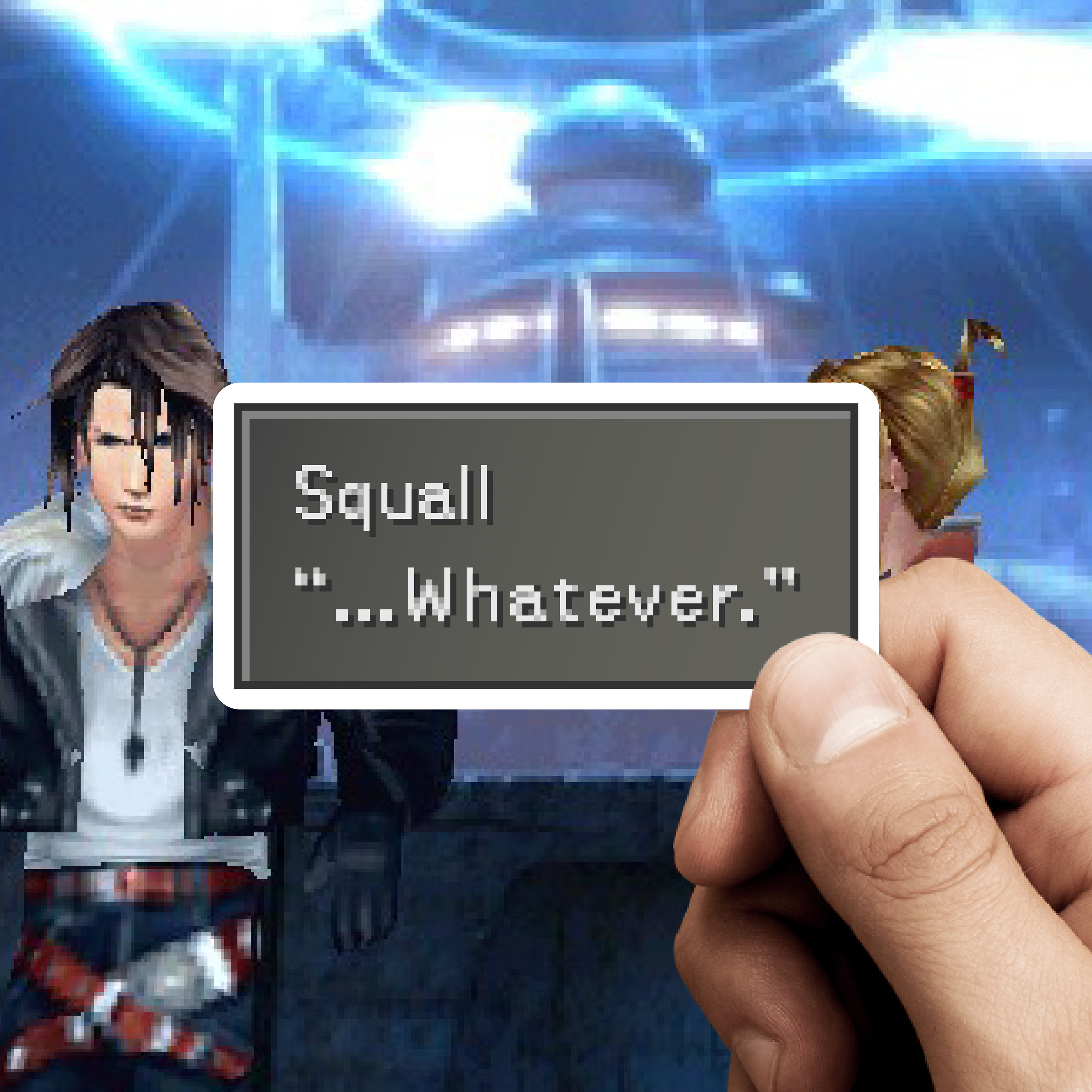 Final Fantasy 8 Sticker Squall Leonhart Etsy Final Fantasy 8 Sticker Squall Leonhart Etsy