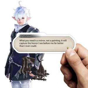 Final Fantasy XIV - Quote Stickers - Alphinaud Leveilleur