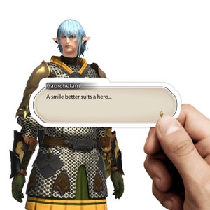 Final Fantasy XIV - Quote Stickers - Haurchefant Greystone