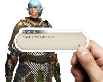 Final Fantasy XIV - Citation Autocollants - Haurchefant Greystone