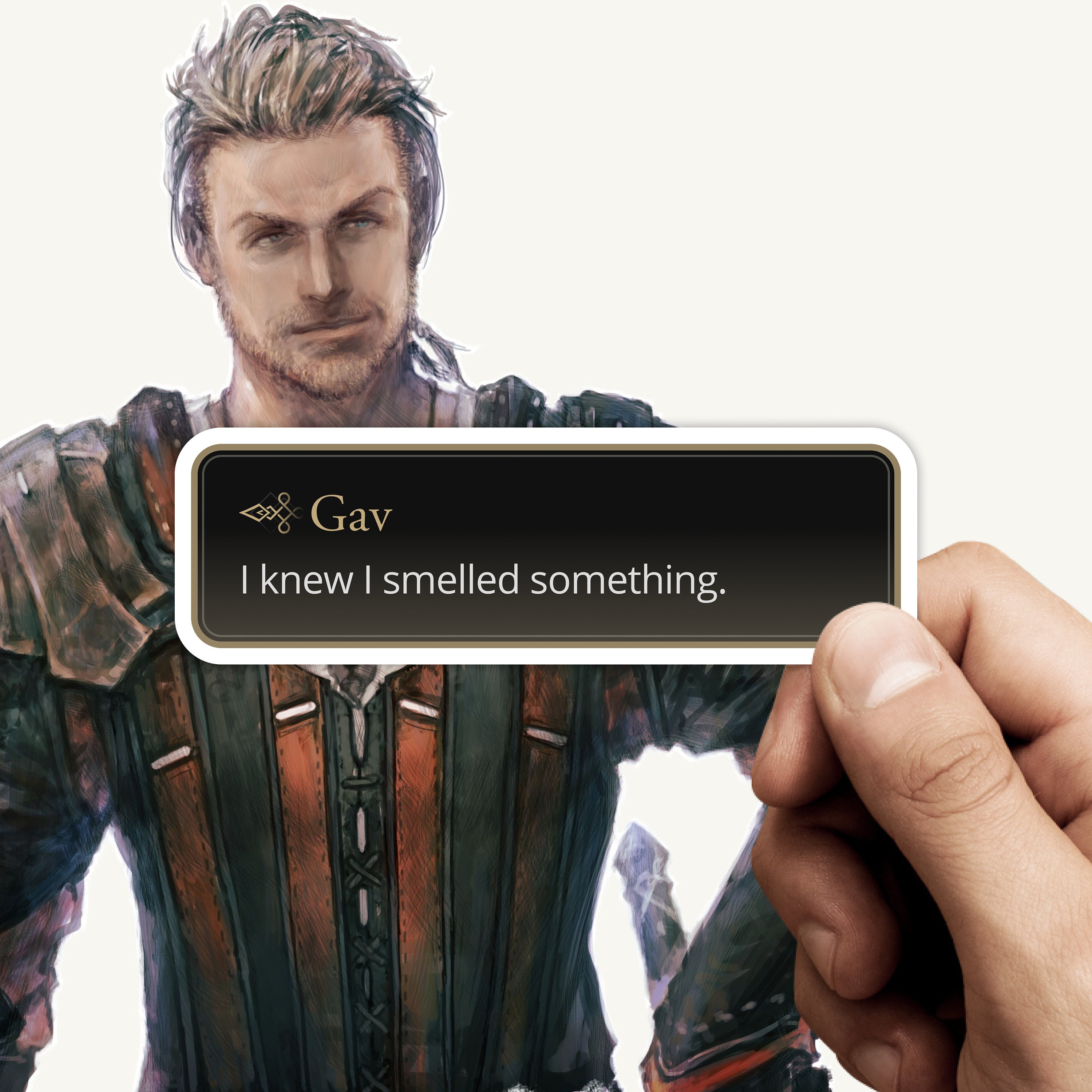 Final Fantasy XVI Gav Quote Sticker - Etsy