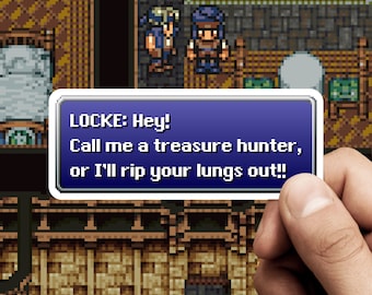 ファイナルファンタジー 6 ステッカー – ロック・コール「トレジャー