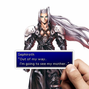 Final Fantasy VII Sephiroth Quote Sticker