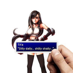 Final Fantasy VII Tifa Lockhart Quote Sticker