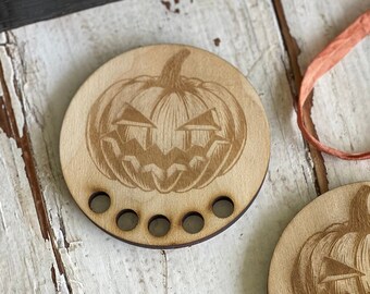 Jack O Lantern Thread Board - Stacy Nash Designs