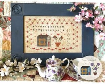 Hope, Summer at Pansy Patch Manor - Pansy Patch Quilts and Stitchery - Cross Stitch Chart