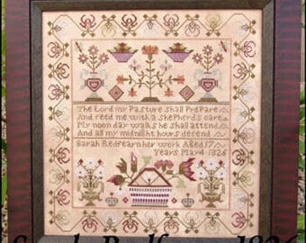Sarah Redfearn - 1826 - La casa de Scarlett - Carta de punto de cruz