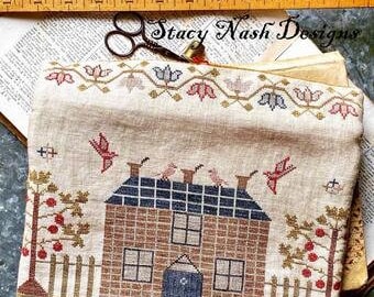 Caroline's Sampler Sewing Bag - Stacy Nash Designs - Cross Stitch Chart