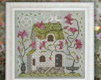 Cottage - Fabulous House Series #4 - Cottage Garden Samplings - Cross Stitch Chart