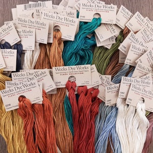 Weeks Dye Works Floss D Colors
