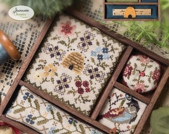 Garden Box - Jeannette Douglas Designs - Cross Stitch Chart