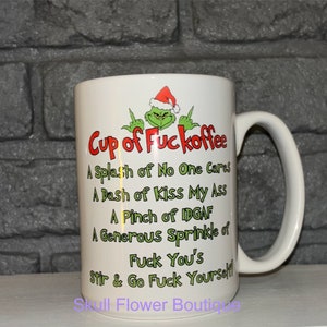 Grinch Shut Duh Fuh Cup Stole Christmas Mug - Jolly Family Gifts