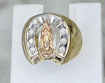 14K Lady of Guadalupe Ring