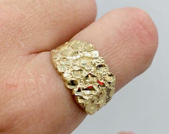 14K NUGGET RING