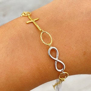 14K Infinite Faith Bracelet