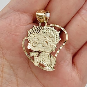 14K Betty Boop Pendant