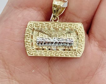 14K 2 tone Last Supper Pendant
