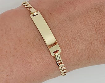 14K 3 TONE VALENTINO BRACELET
