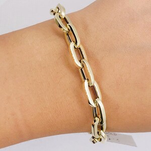 14K Chunky Open Link Bracelet