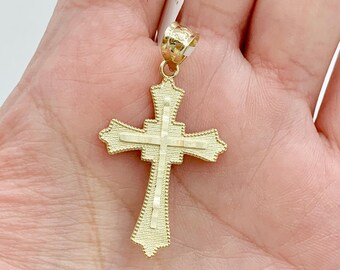 14K Cross Pendant