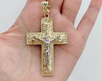 14K CROSS PENDANT L